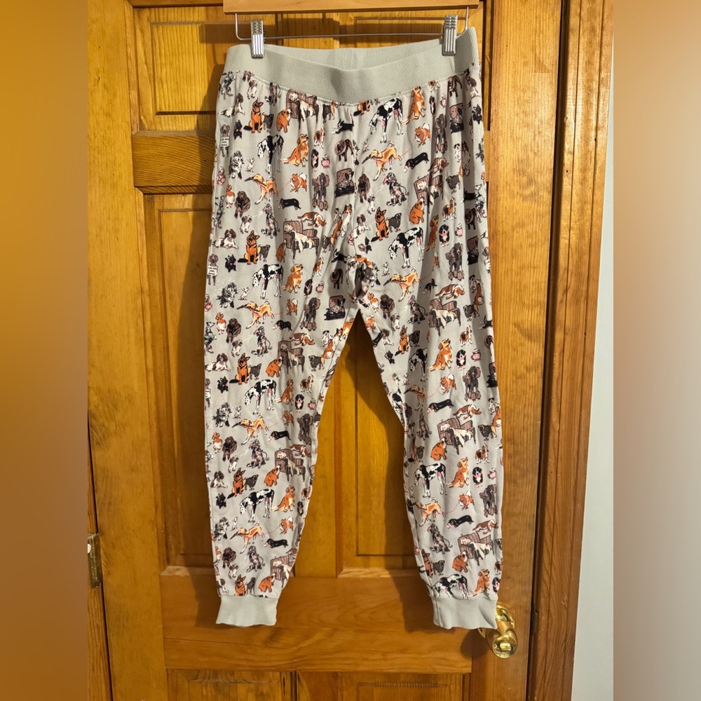 Vera Bradley Dog Print Lounge Pants size medium